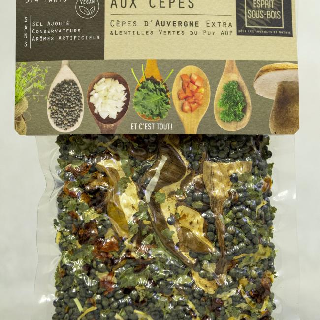 Lentillade aux cèpes - Lentillade aux cèpes